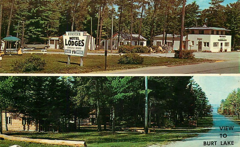 DeVoes Indian River Motel Lodges - Vintage Postcard 3